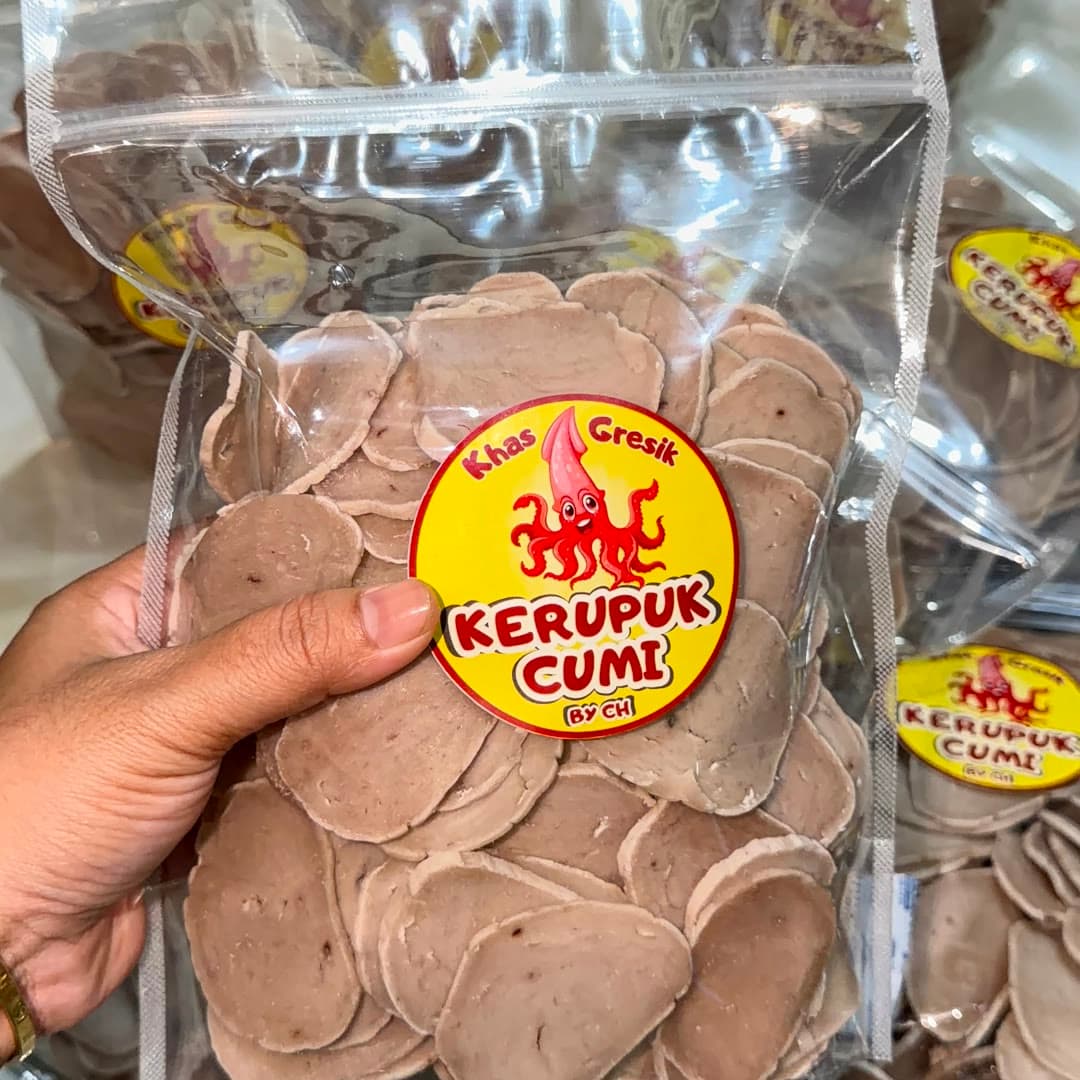 Kerupuk Cumi Coklat